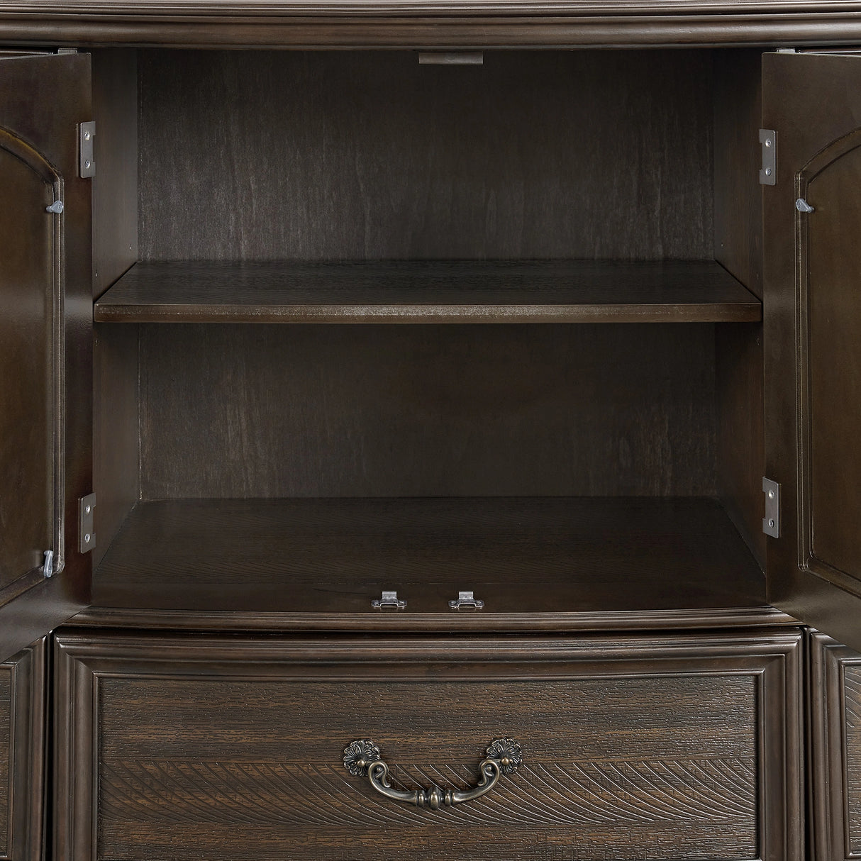 Brunswick Dresser and Mirror Set in Mahogany