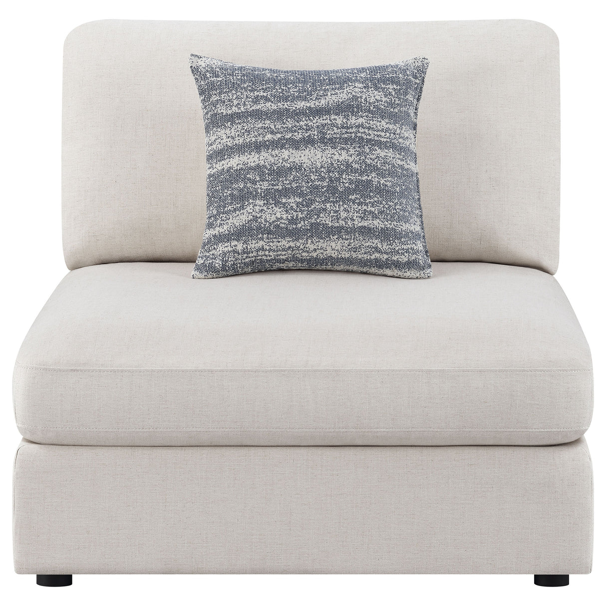 Serene Armless Chair - galleria furniture outlet