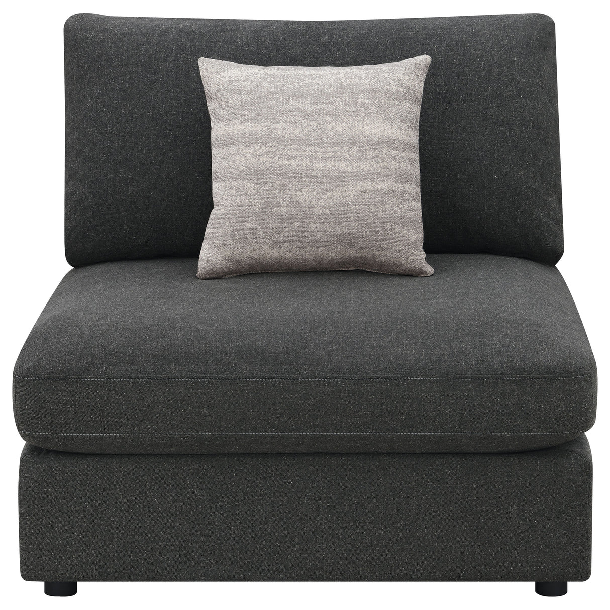 Serene Armless Chair - galleria furniture outlet