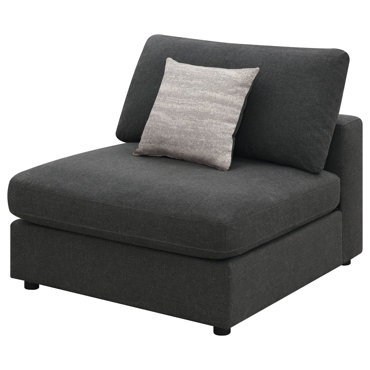 Serene Armless Chair - galleria furniture outlet