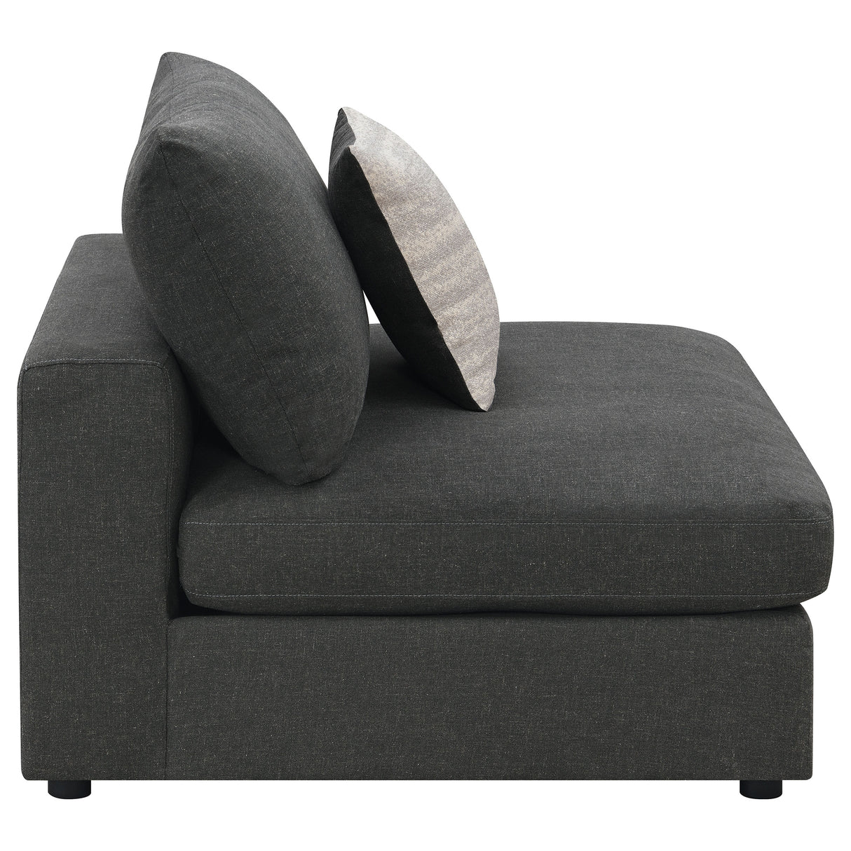 Serene Armless Chair - galleria furniture outlet