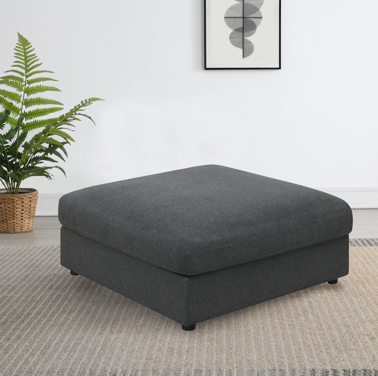 Serene Ottoman - galleria furniture outlet