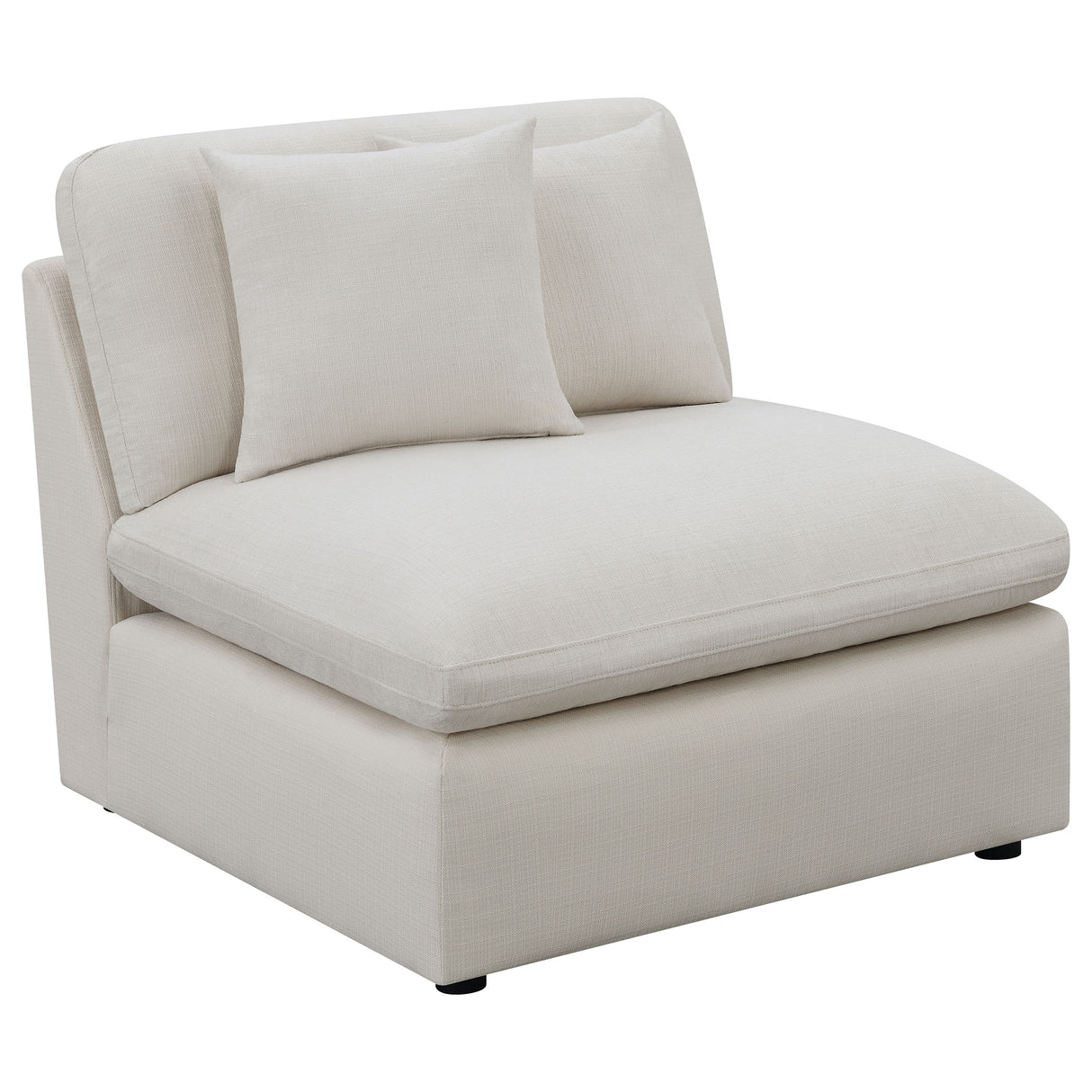Hobson Armless Chair - galleria furniture outlet