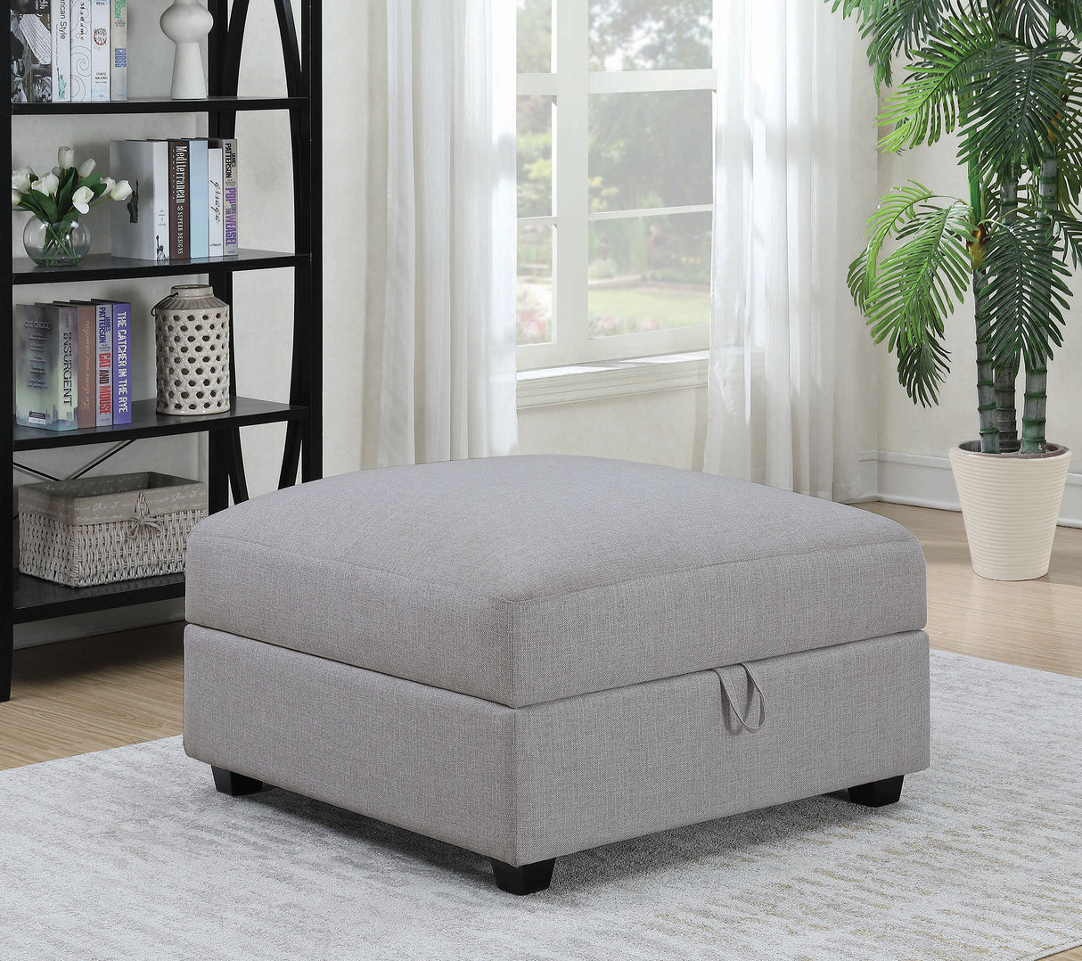 Cambria Storage Ottoman - galleria furniture outlet