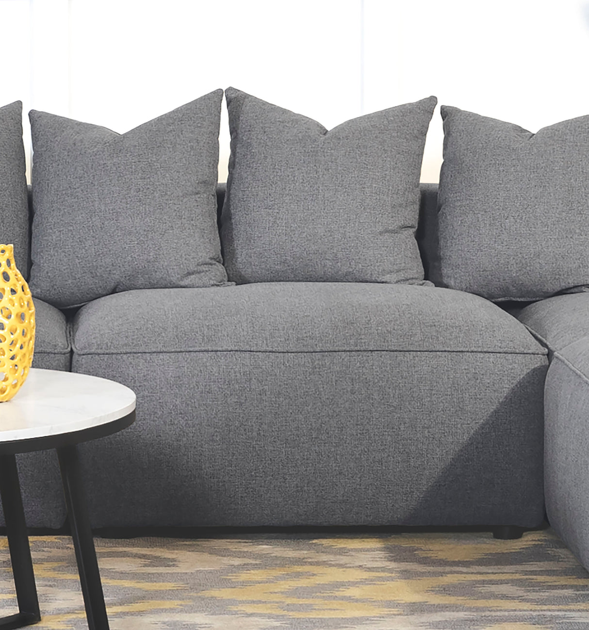 Jennifer Armless Chair - galleria furniture outlet