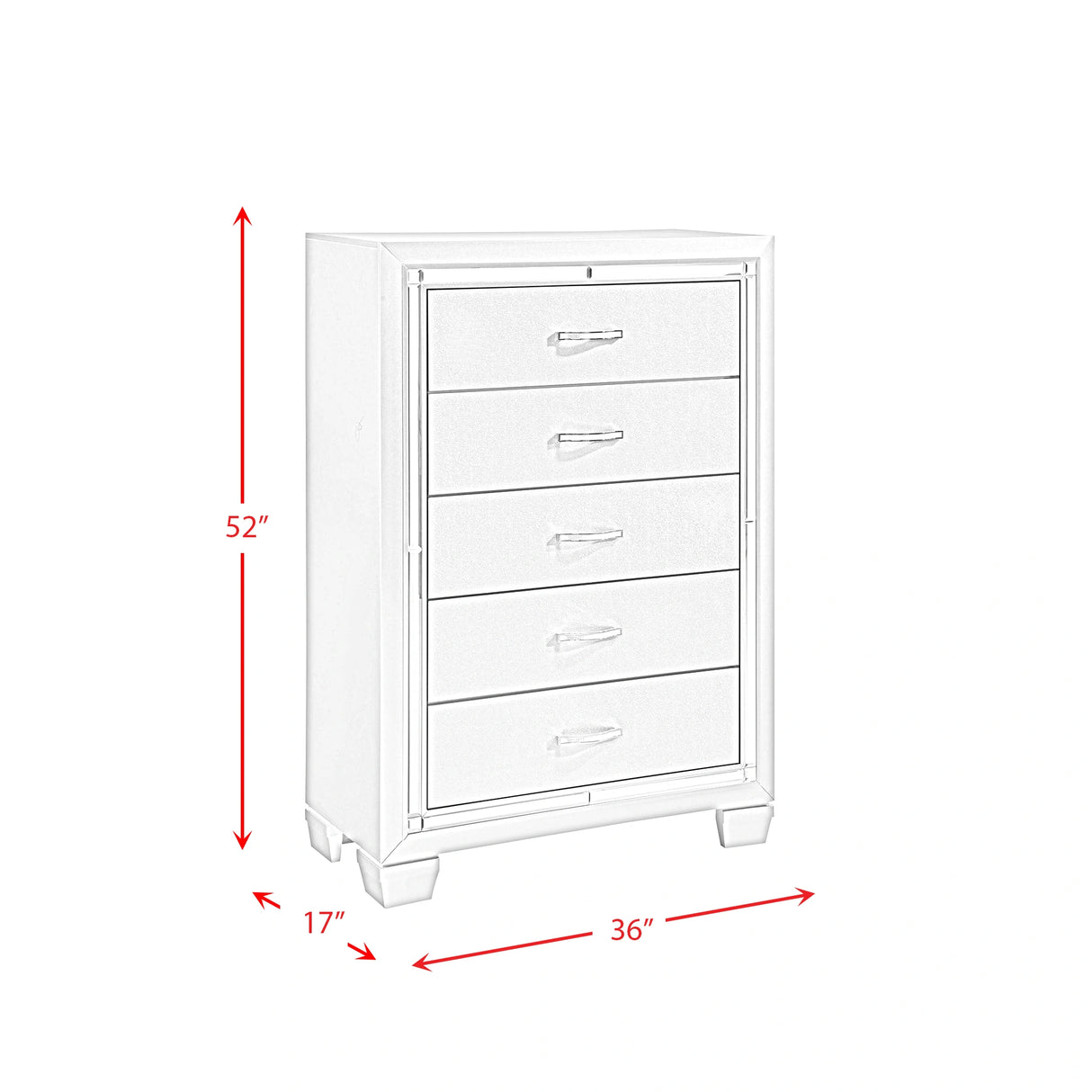PLATINUM YOUTH PLATFORM BEDROOM SET