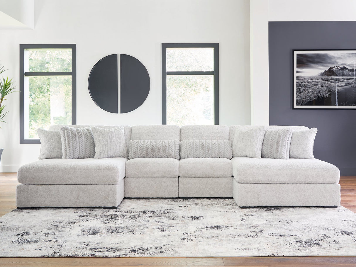 Cuddle Plush Sectional with Chaise - galleria furniture outlet