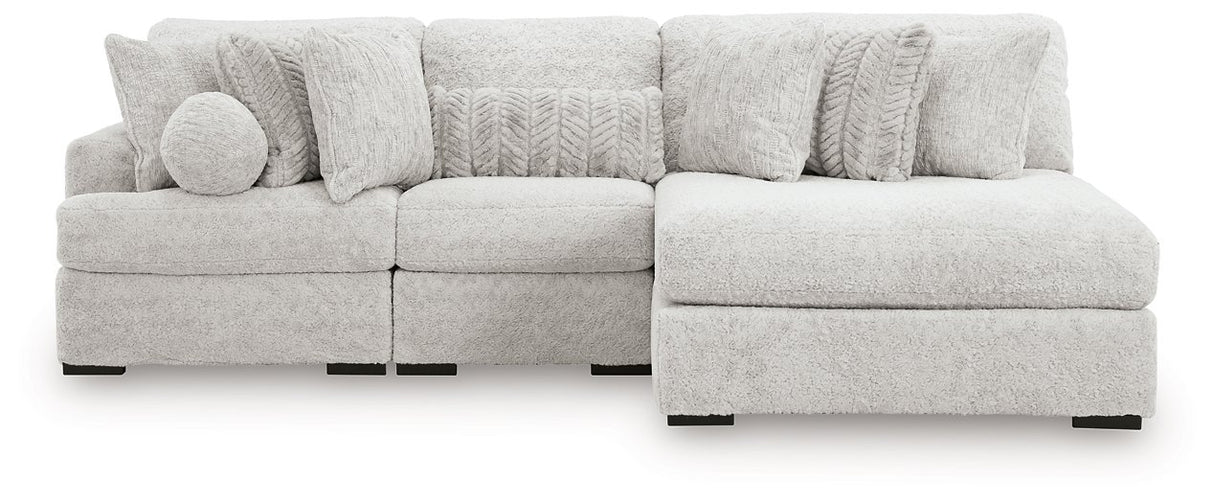 Cuddle Plush Sectional with Chaise