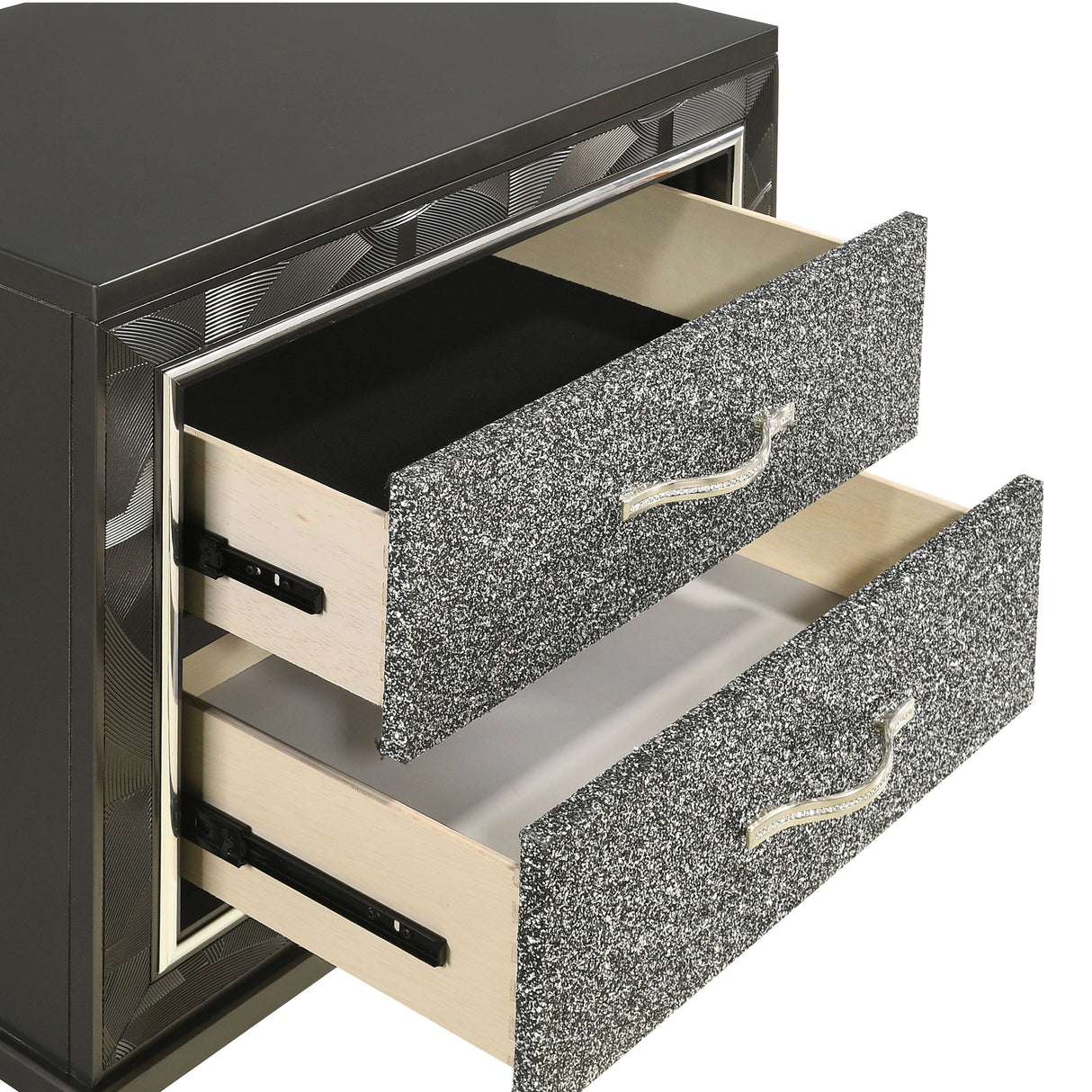 Radiance Nightstand-Black Pearl
