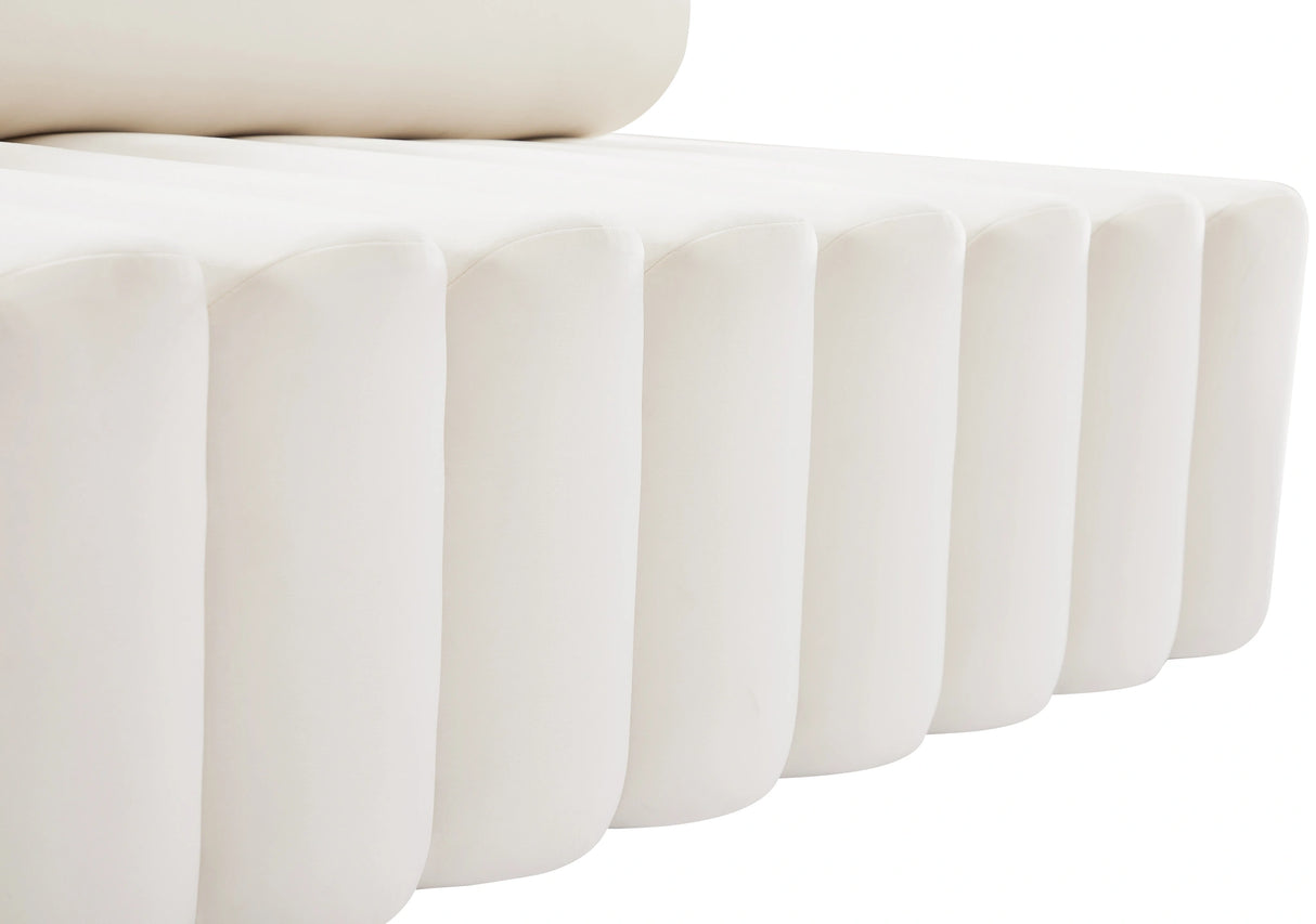 Melody Cream Velvet Chair