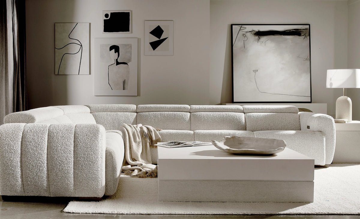 Aldo Fabric Power Motion Sectional