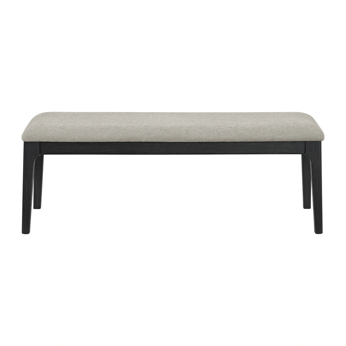 Garcia 6PC Dining Set with Table, 4 Chairs, and Bench in Black