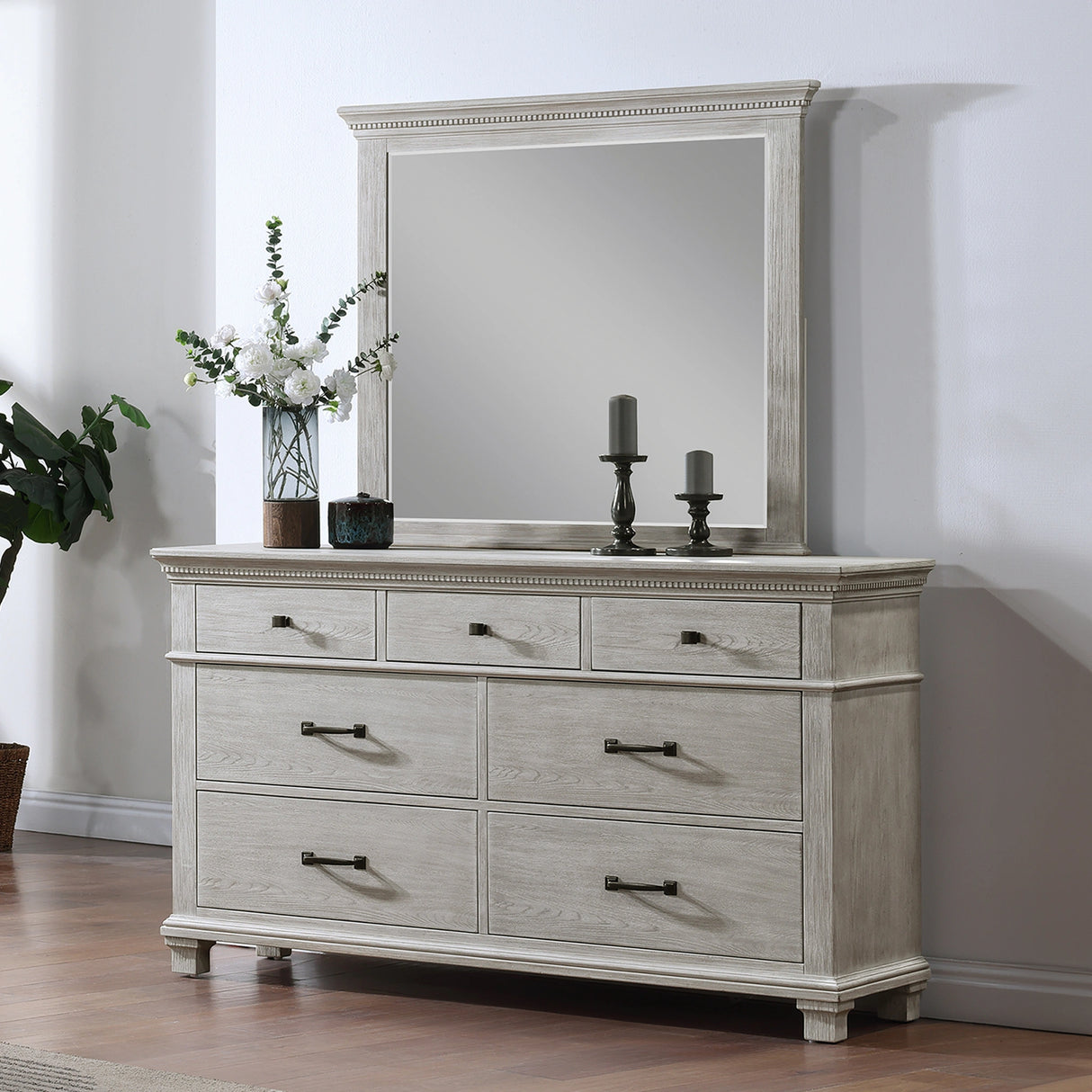 Silver Sands Mirror-Gray