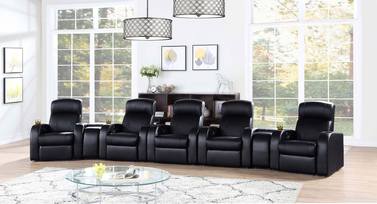 Cyrus Home Theater Seating - galleria furniture outlet