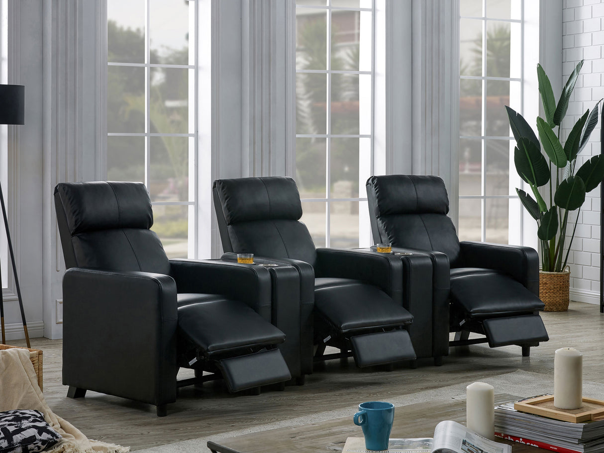 Toohey Home Theater Seating - galleria furniture outlet