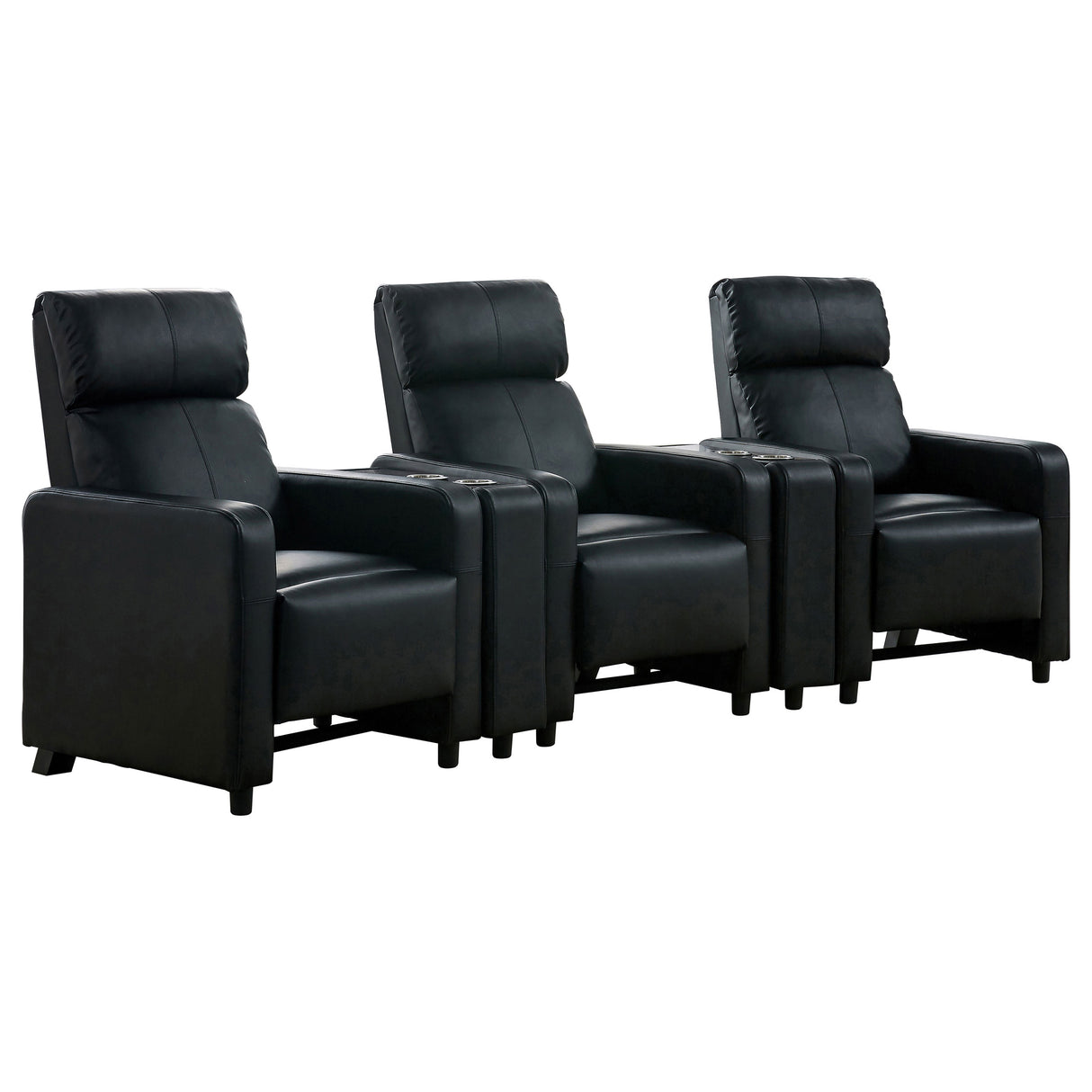Toohey Home Theater Seating - galleria furniture outlet