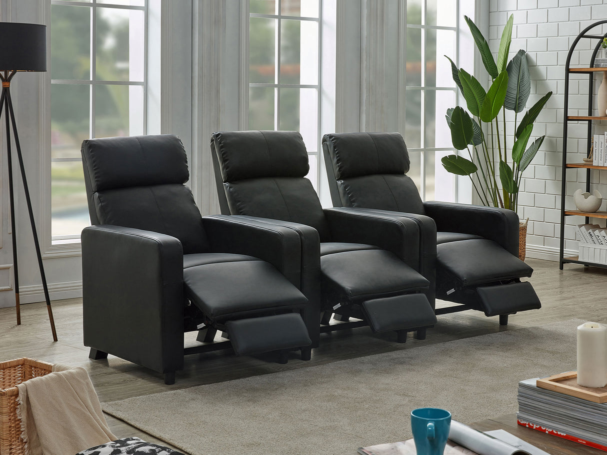 Toohey Home Theater Seating - galleria furniture outlet