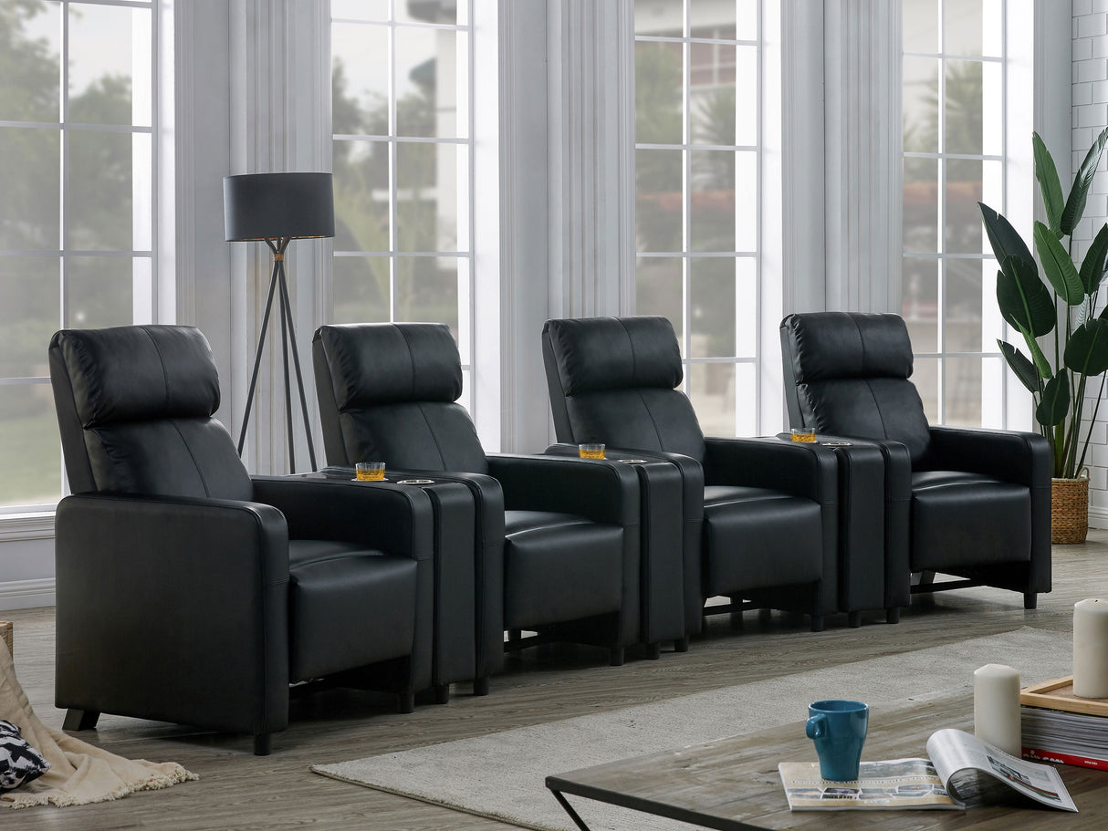 Toohey Home Theater Seating - galleria furniture outlet