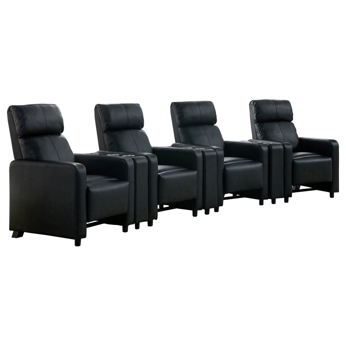 Toohey Home Theater Seating - galleria furniture outlet