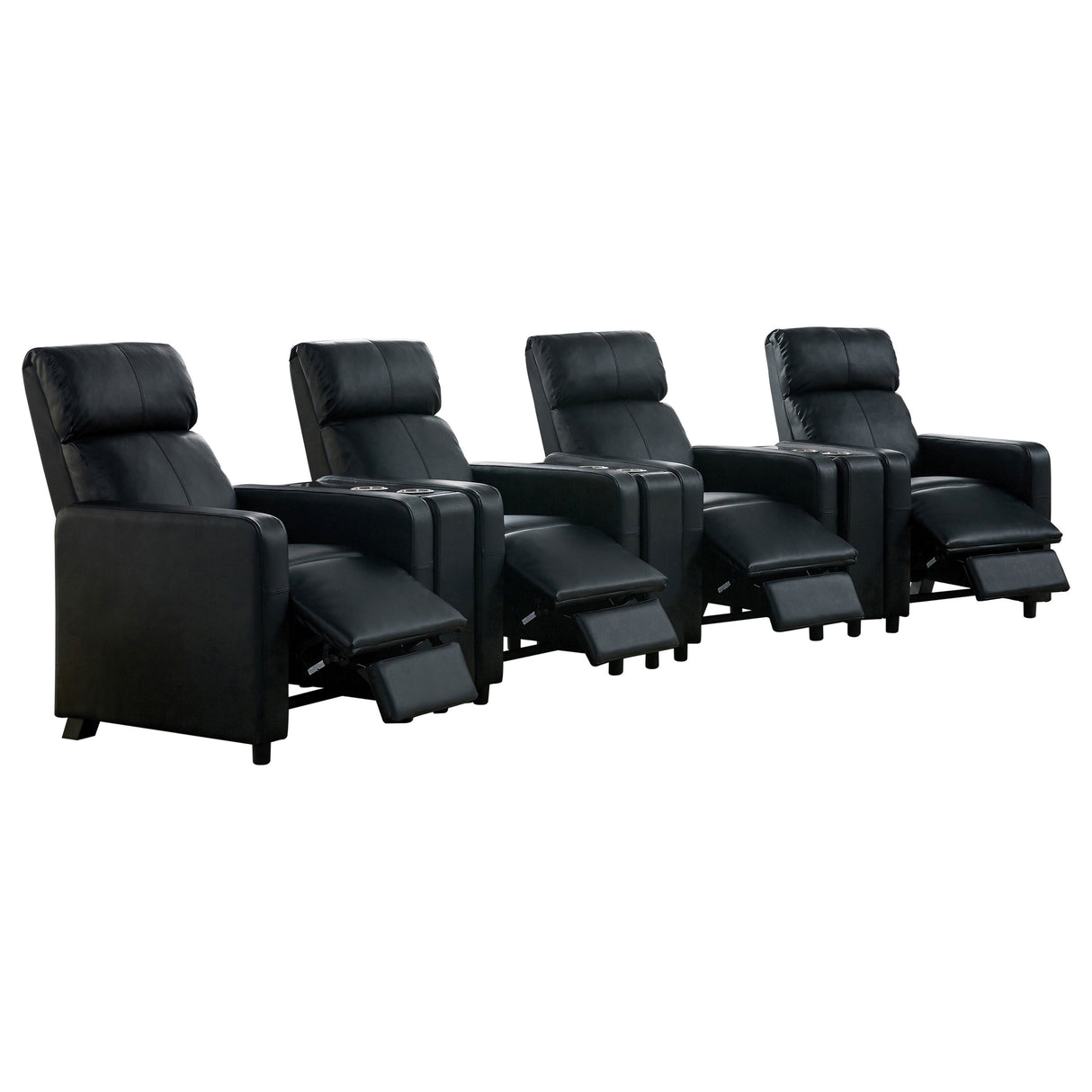 Toohey Home Theater Seating - galleria furniture outlet