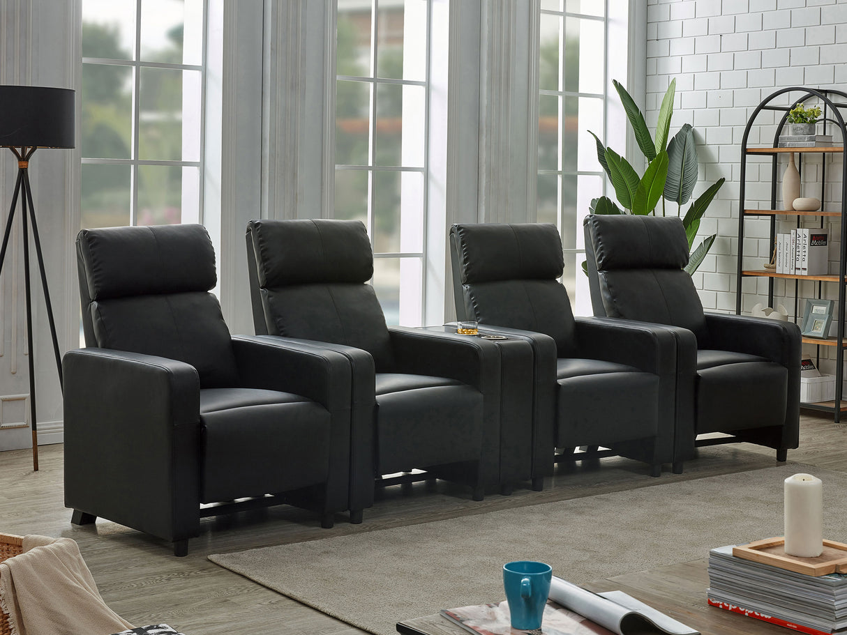 Toohey Home Theater Seating - galleria furniture outlet