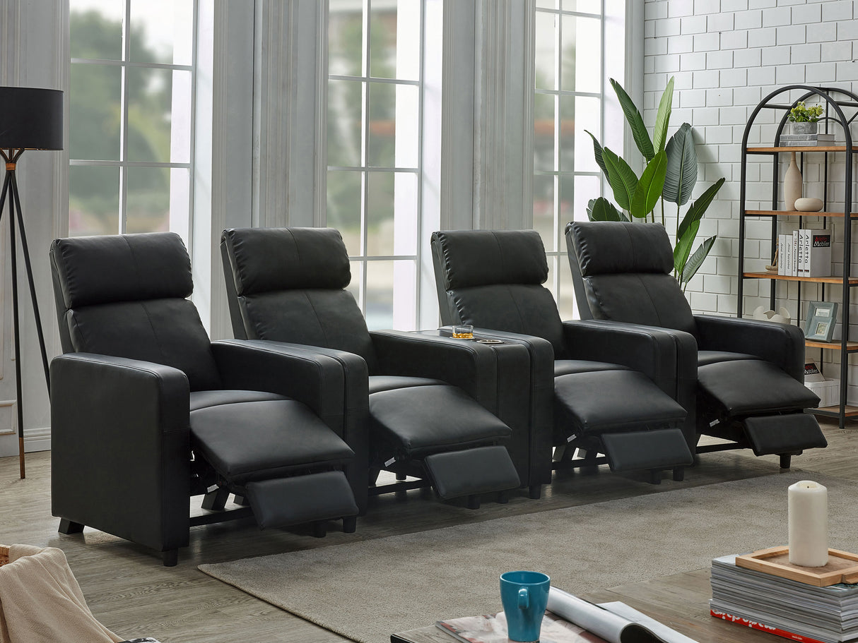 Toohey Home Theater Seating - galleria furniture outlet