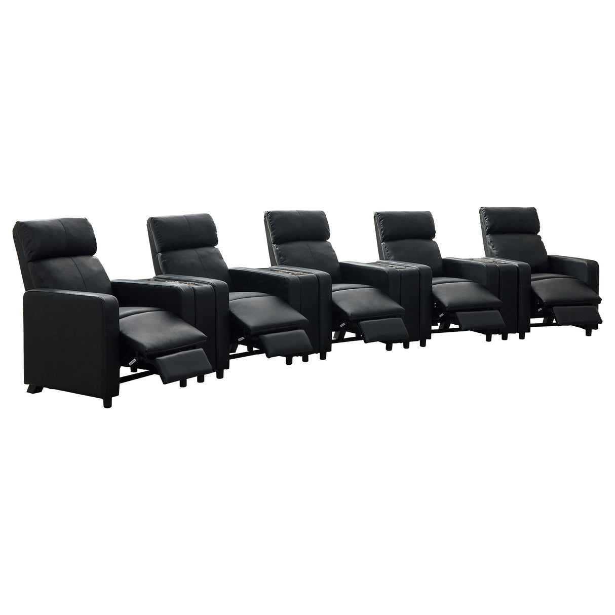 Toohey Home Theater Seating - galleria furniture outlet