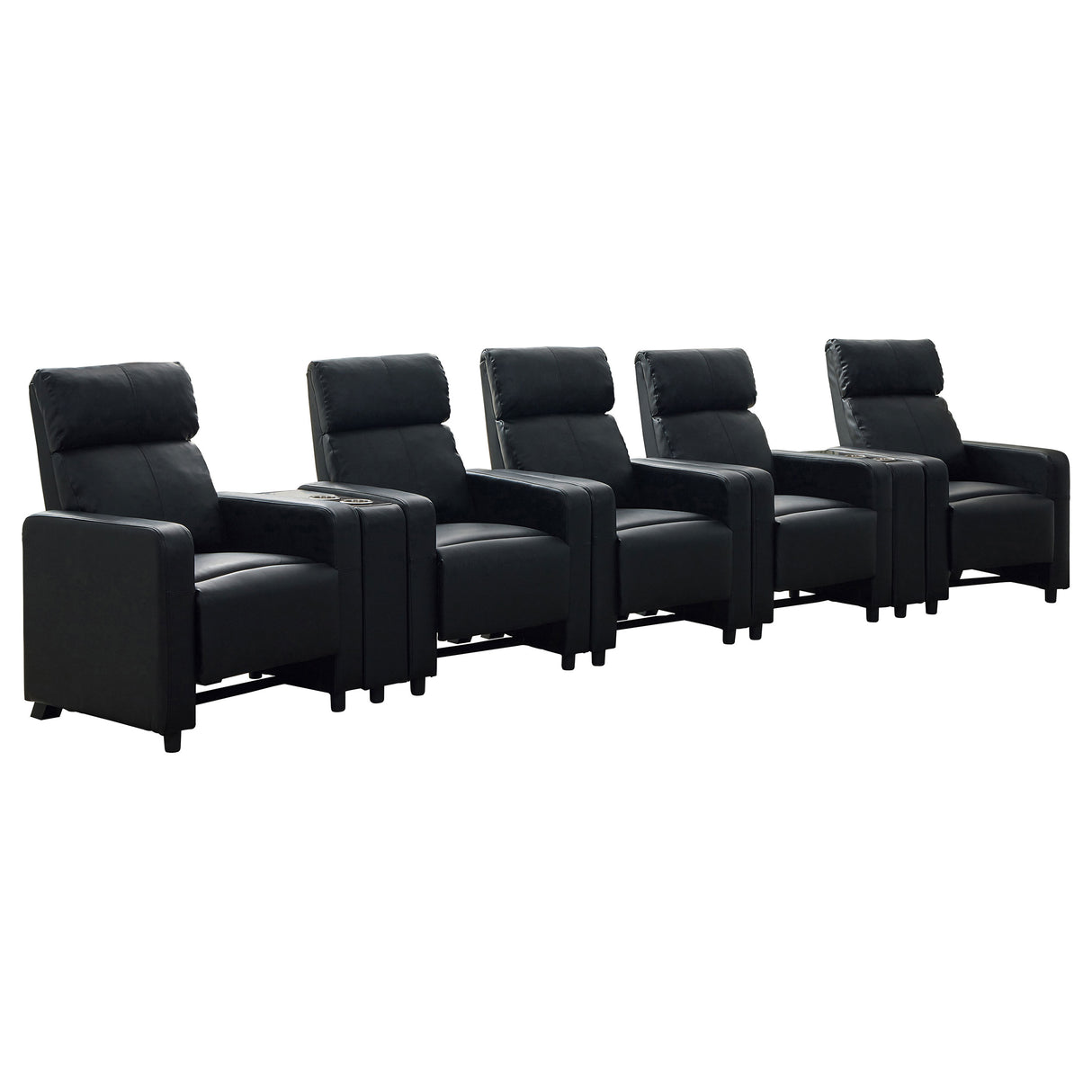Toohey Home Theater Seating - galleria furniture outlet