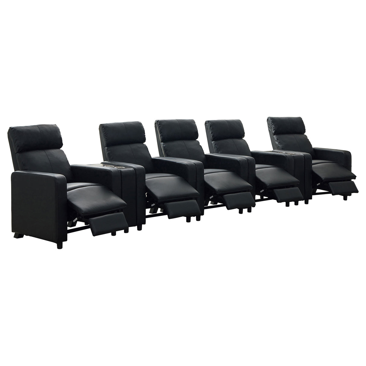 Toohey Home Theater Seating - galleria furniture outlet