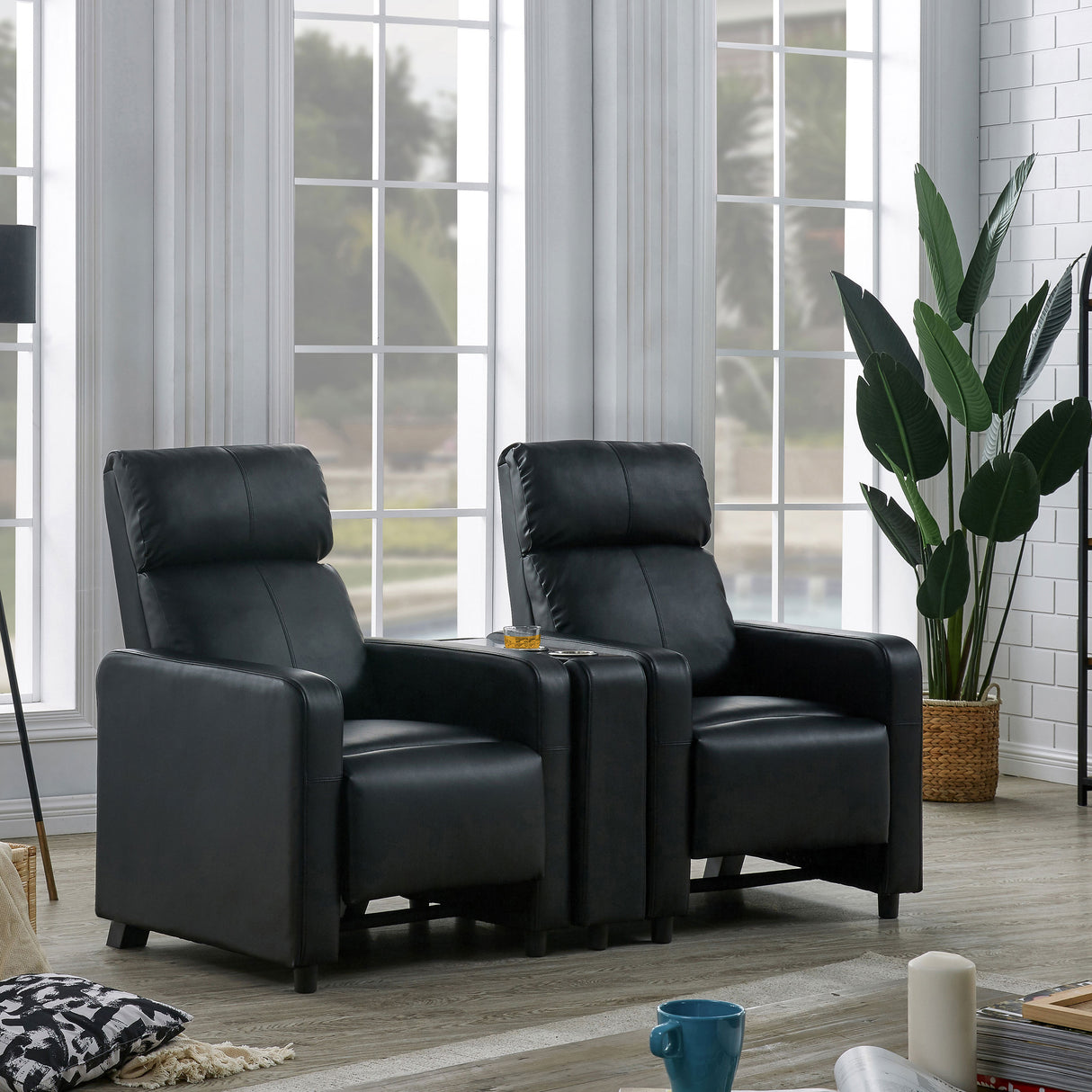 Toohey Push Back Recliner - galleria furniture outlet