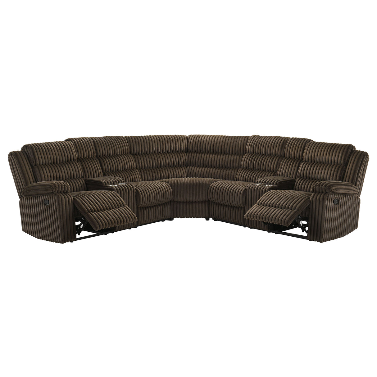 Atkinson Reclining Sectional Sofa - galleria furniture outlet