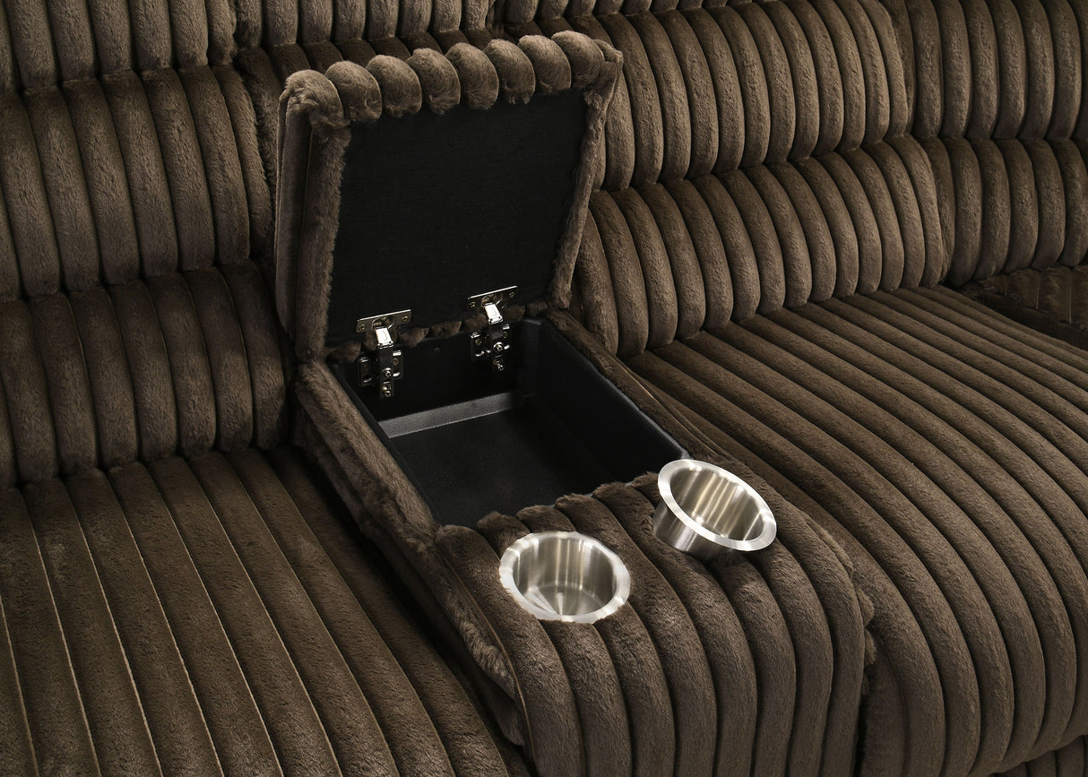 Atkinson Reclining Sectional Sofa - galleria furniture outlet