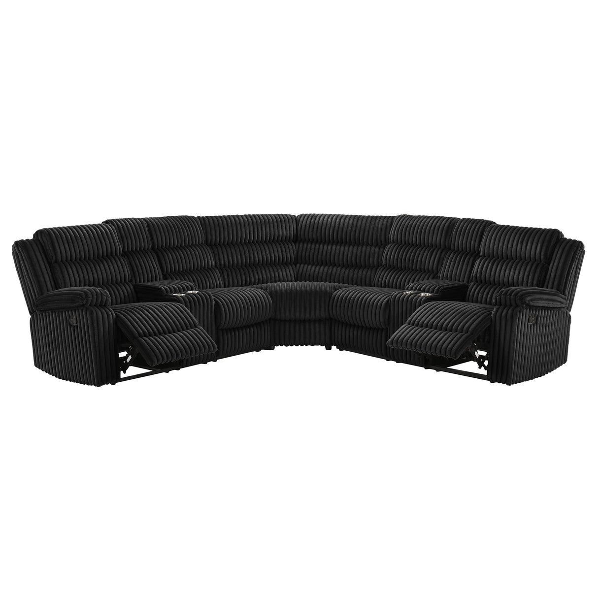 Atkinson Reclining Sectional Sofa - galleria furniture outlet