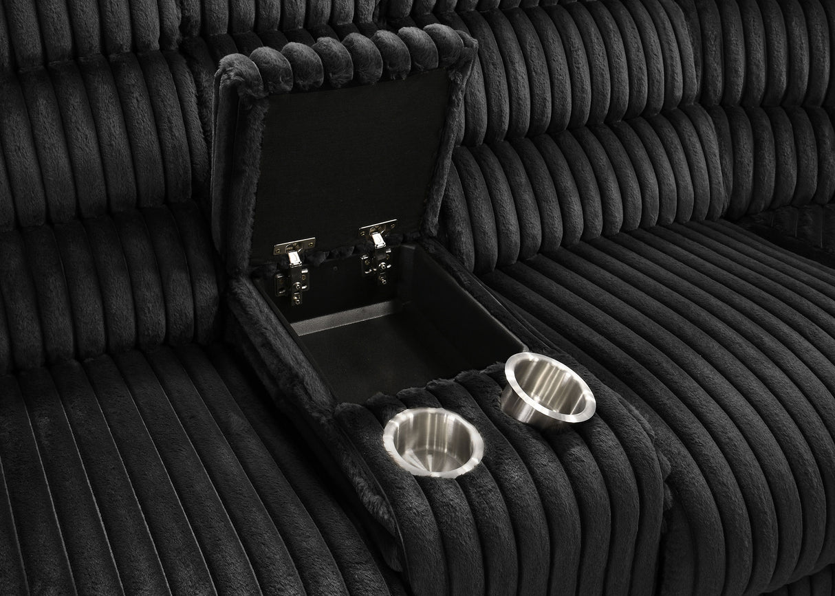 Atkinson Reclining Sectional Sofa - galleria furniture outlet