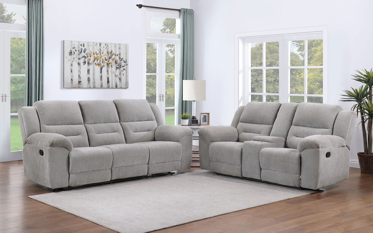 Gilson Reclining Sofa Set - galleria furniture outlet