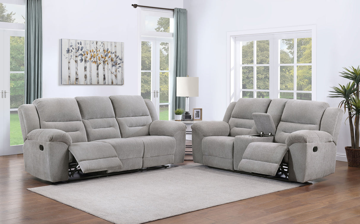 Gilson Reclining Sofa Set - galleria furniture outlet