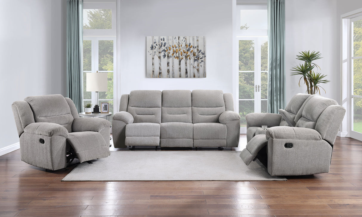 Gilson Reclining Sofa Set - galleria furniture outlet