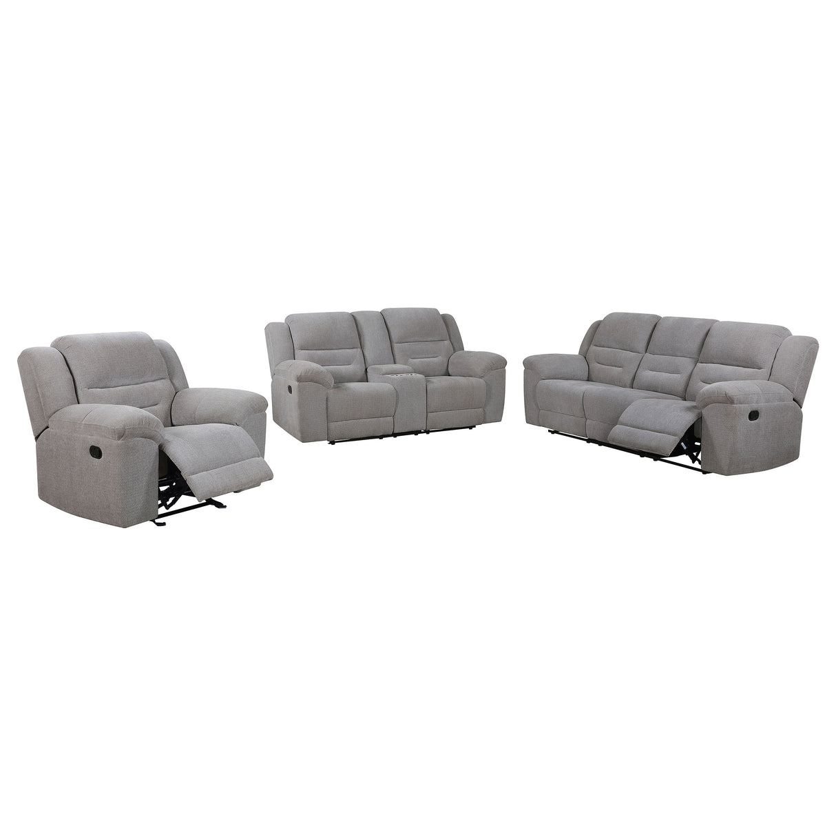 Gilson Reclining Sofa Set - galleria furniture outlet
