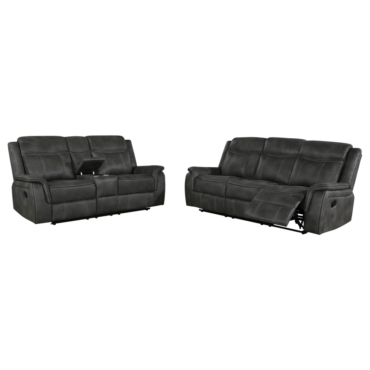 Lawrence Reclining Sofa Set - galleria furniture outlet