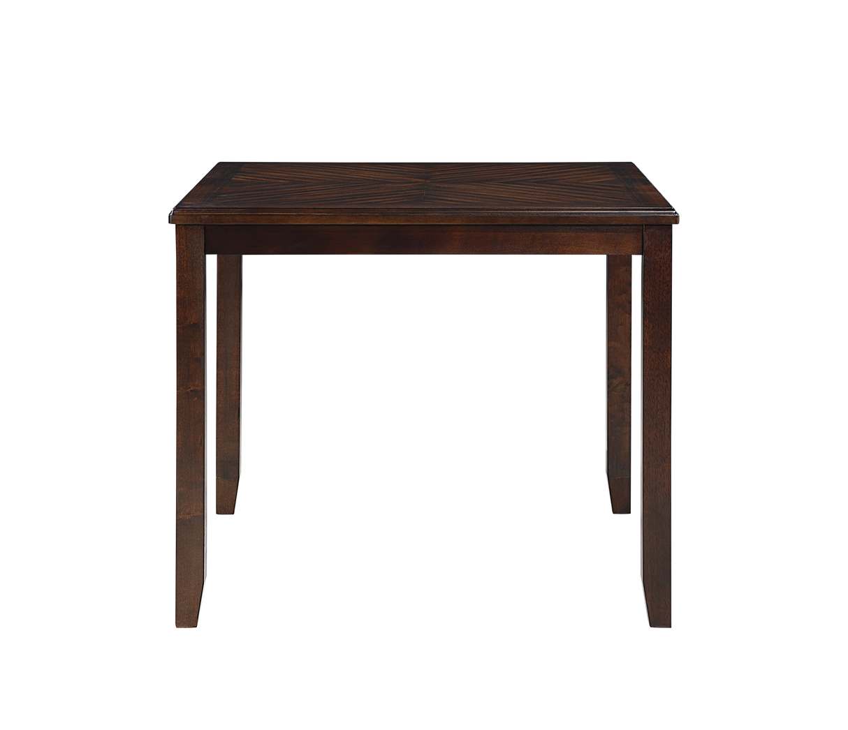 GIA 5PC 42" SQUARE COUNTER TABLE & 4 CHAIRS-CHERRY