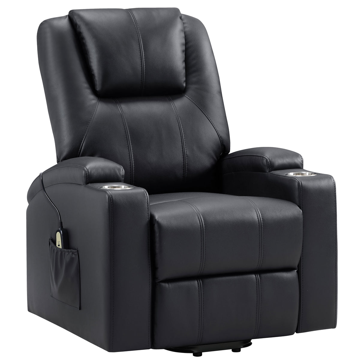 Armstrong Power Lift Massage Recliner - galleria furniture outlet