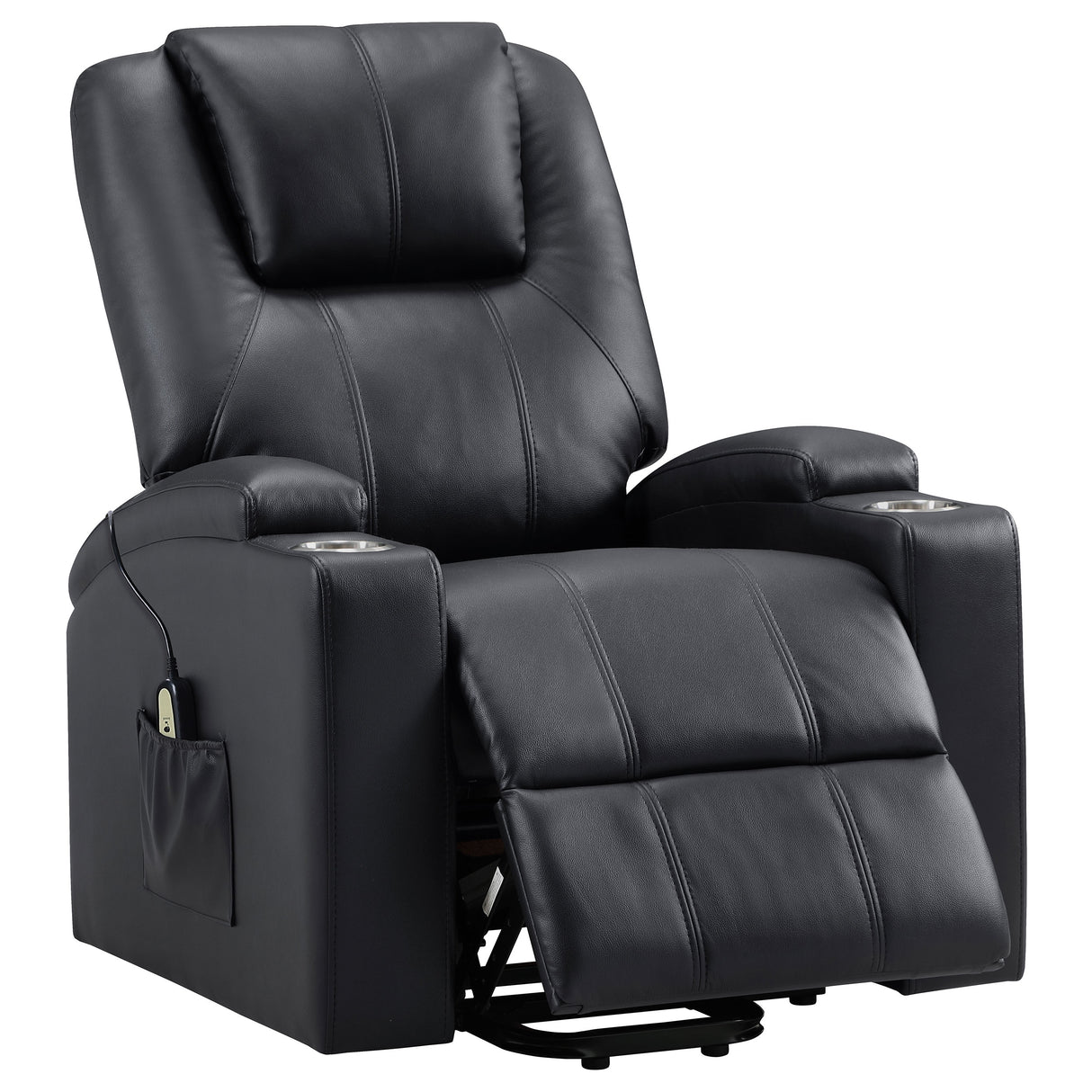 Armstrong Power Lift Massage Recliner - galleria furniture outlet