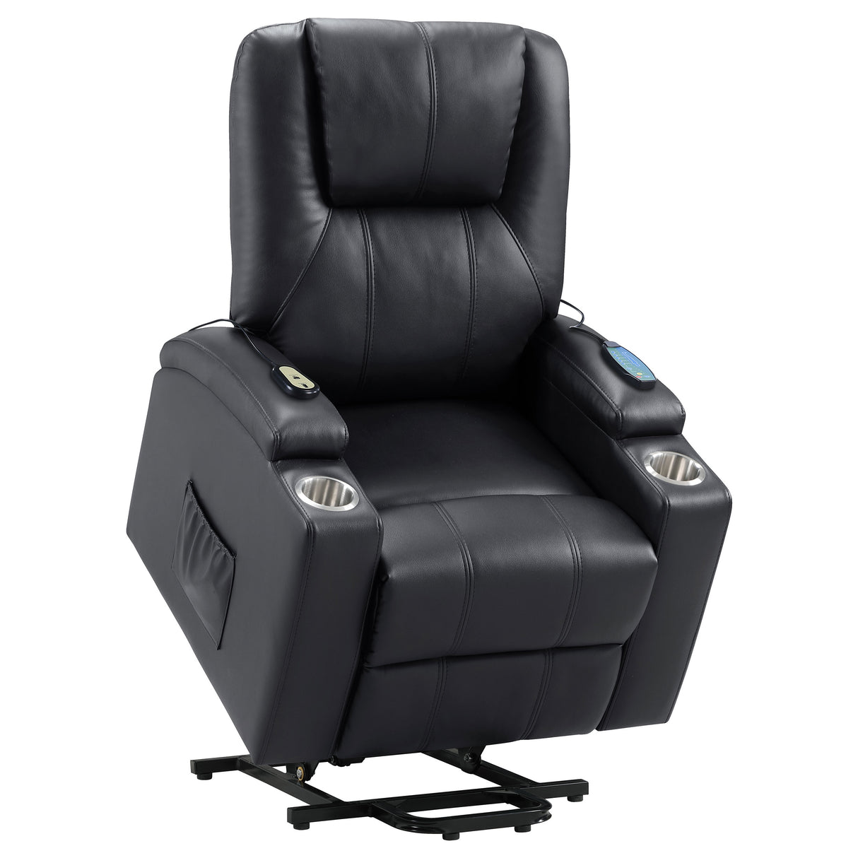 Armstrong Power Lift Massage Recliner - galleria furniture outlet