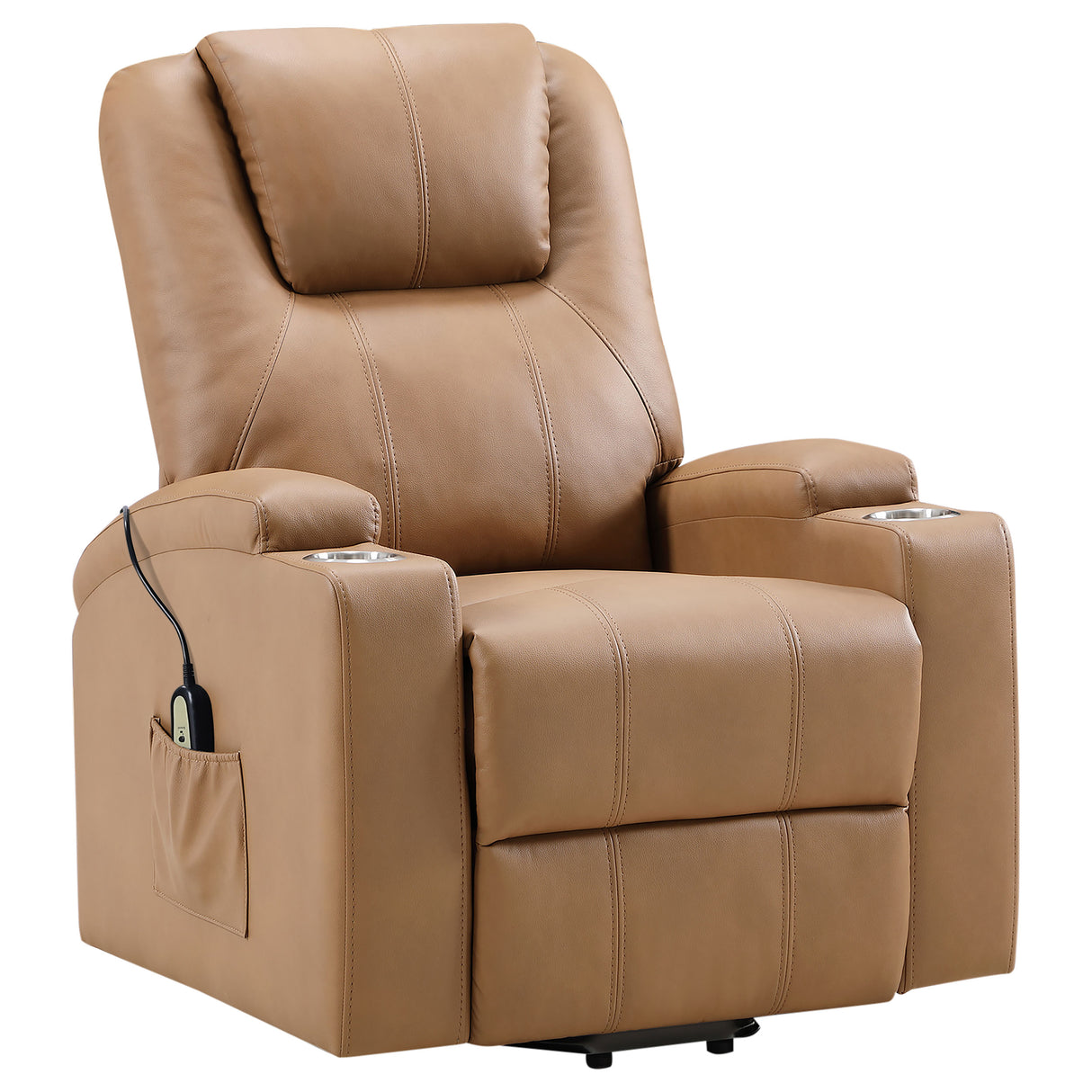 Armstrong Power Lift Massage Recliner - galleria furniture outlet