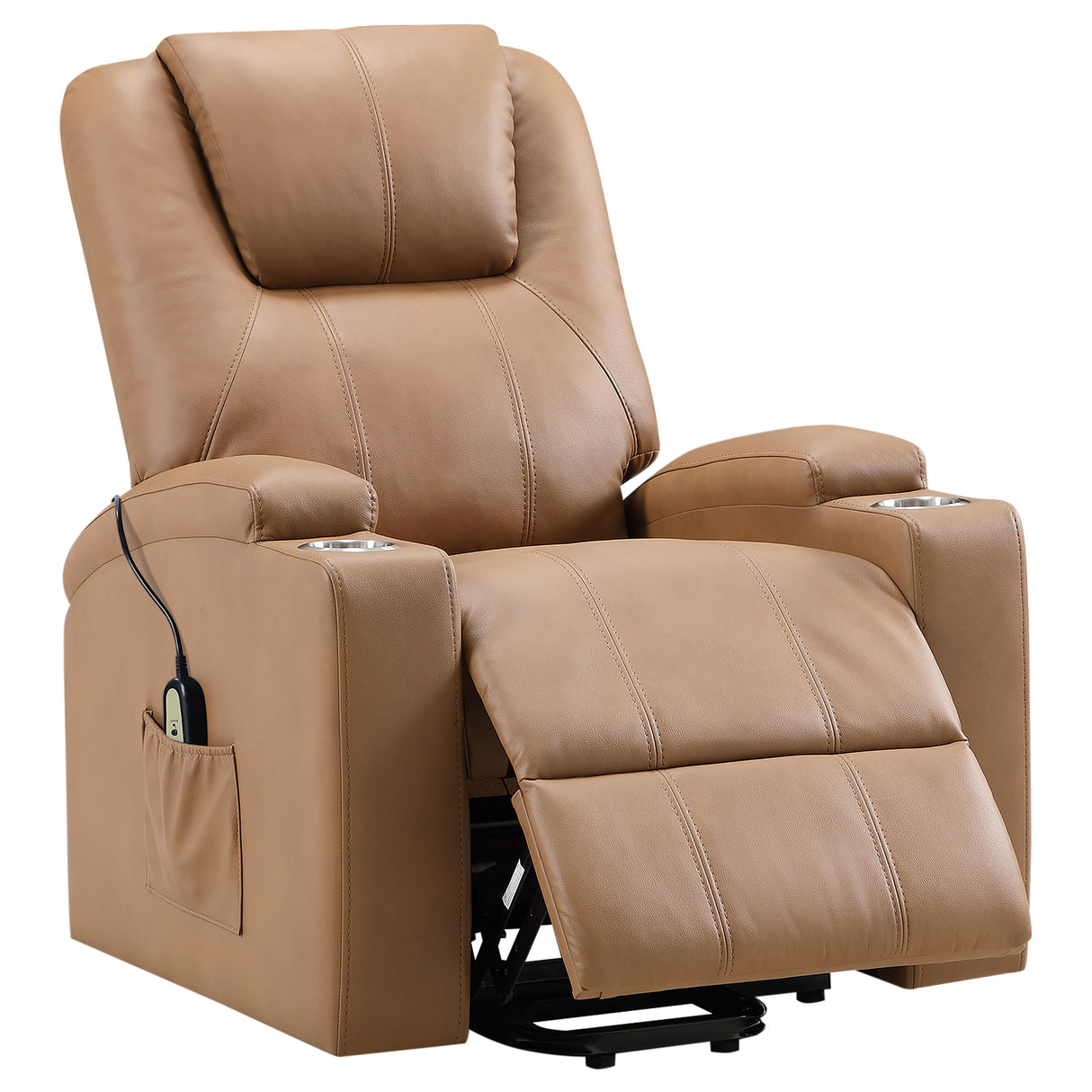 Armstrong Power Lift Massage Recliner - galleria furniture outlet