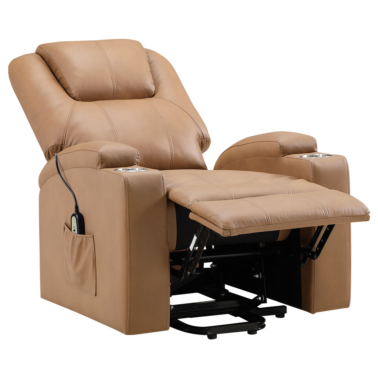 Armstrong Power Lift Massage Recliner - galleria furniture outlet