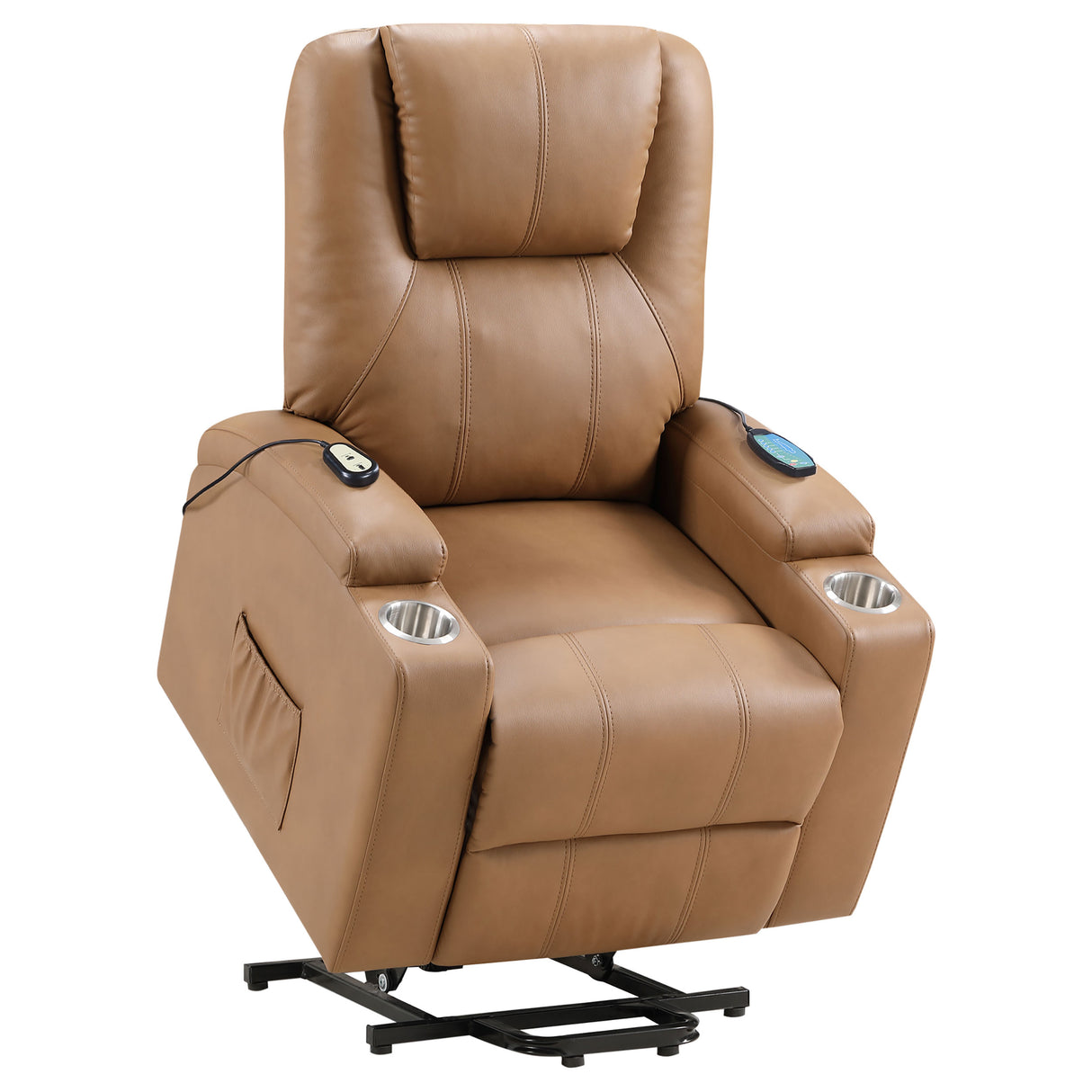 Armstrong Power Lift Massage Recliner - galleria furniture outlet