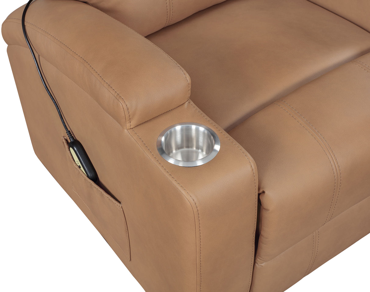 Armstrong Power Lift Massage Recliner - galleria furniture outlet