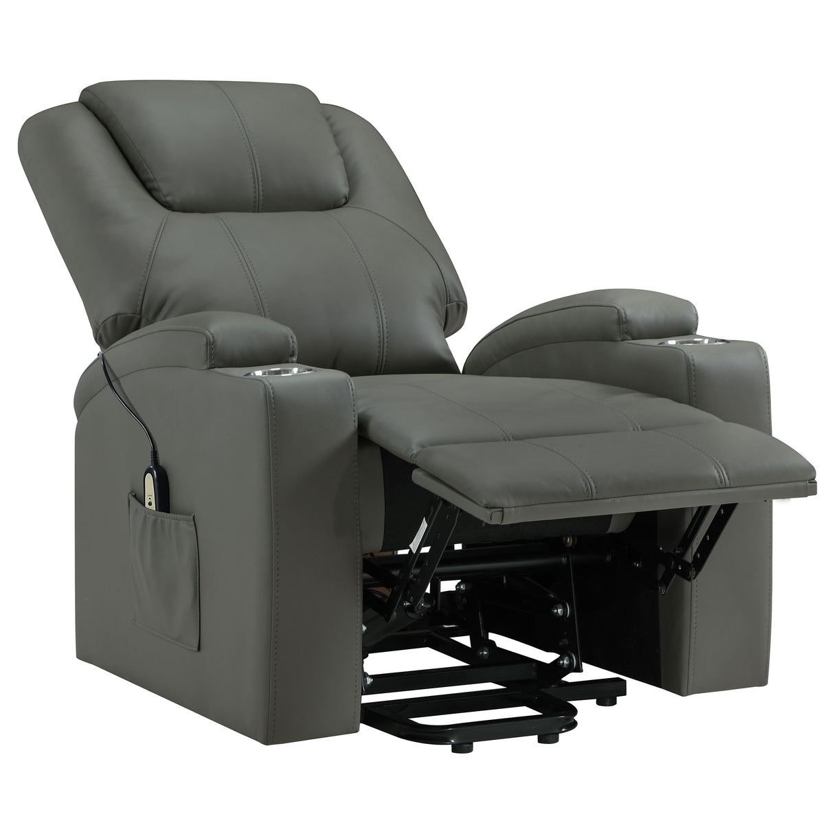Armstrong Power Lift Massage Recliner - galleria furniture outlet