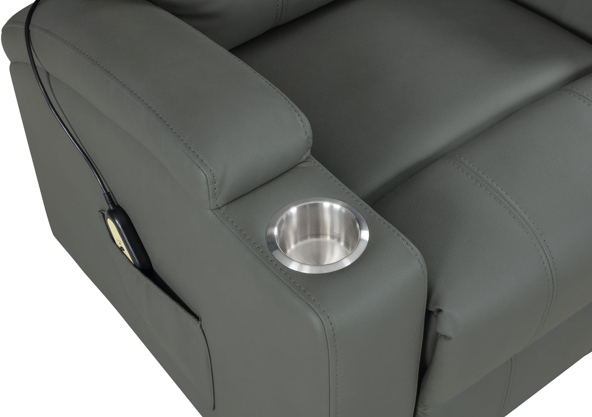 Armstrong Power Lift Massage Recliner - galleria furniture outlet